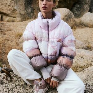 NWT Free People Movement In A Shine Bubble Coat Puffer Size Medium